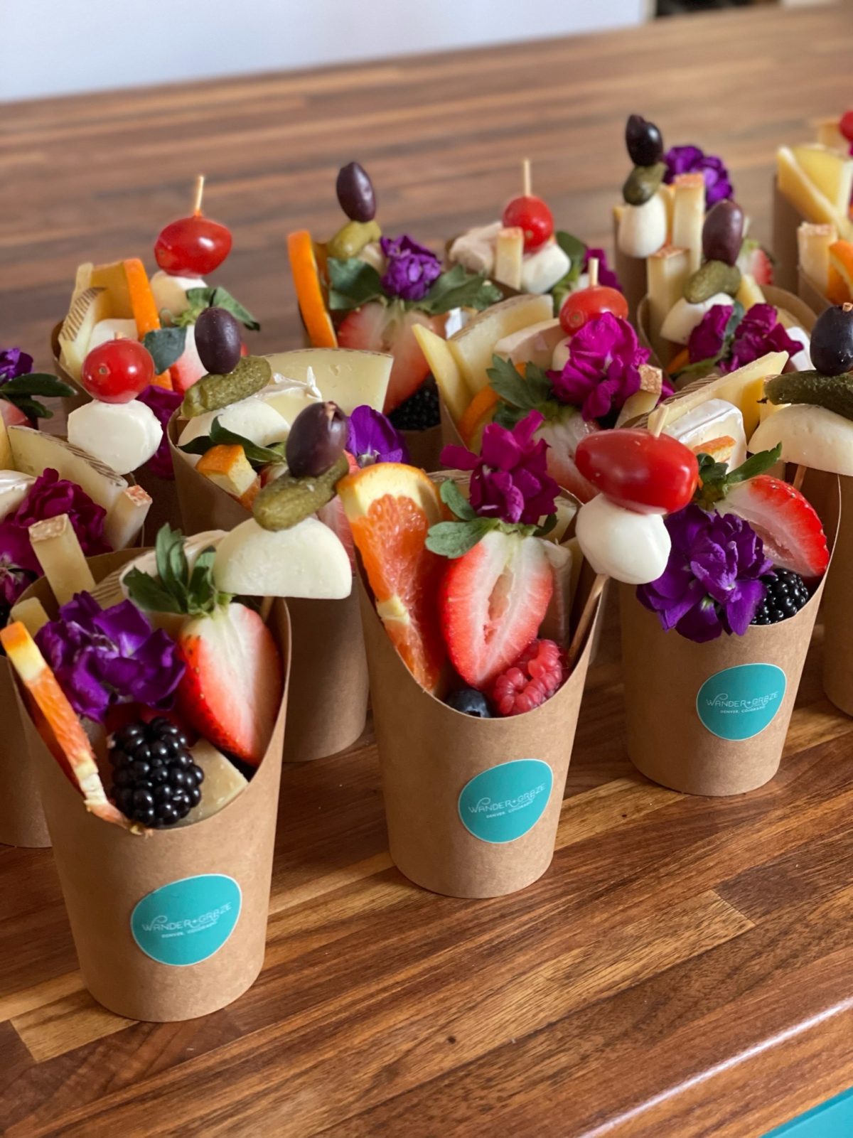 Charcuterie Cups perfect for events in Denver
