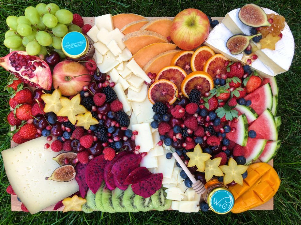 Fruit + Cheese Board Wander + Graze