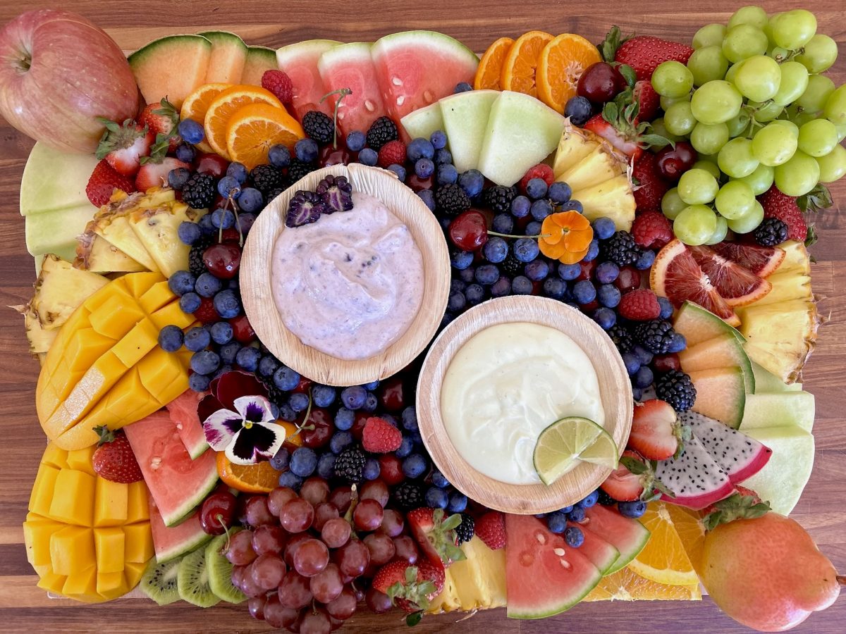 Frutite Charcuterie Board perfect for vegetarians and vegans and fruit lovers