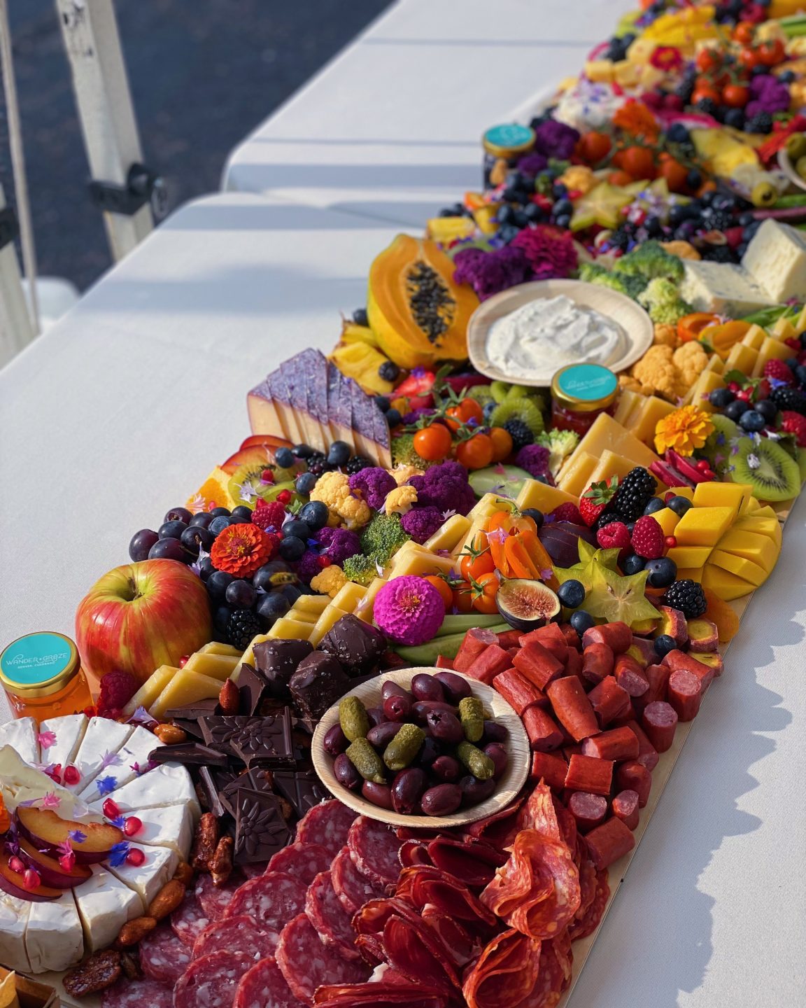 grazing table charcuterie catering