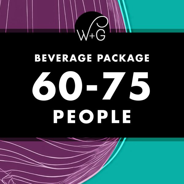 Denver catering beverage package for 60-75 people
