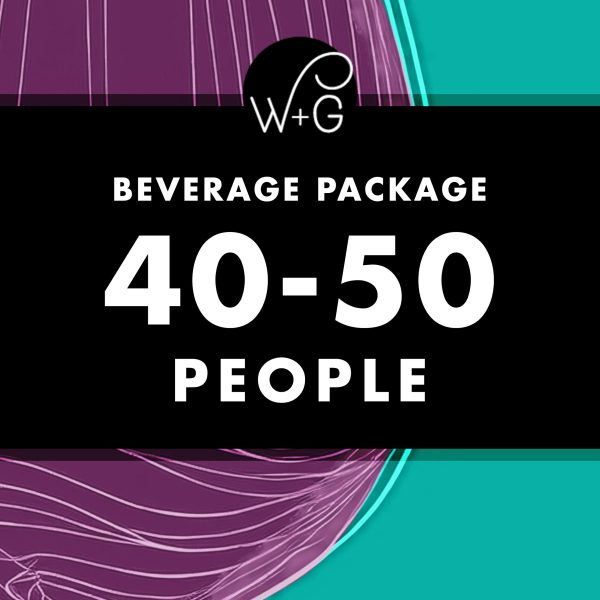 Denver catering beverage package for 40-50 people