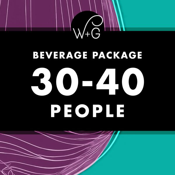 Denver catering beverage package for 30-40 people