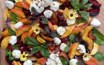 Stone Fruit Caprese Salad Recipe